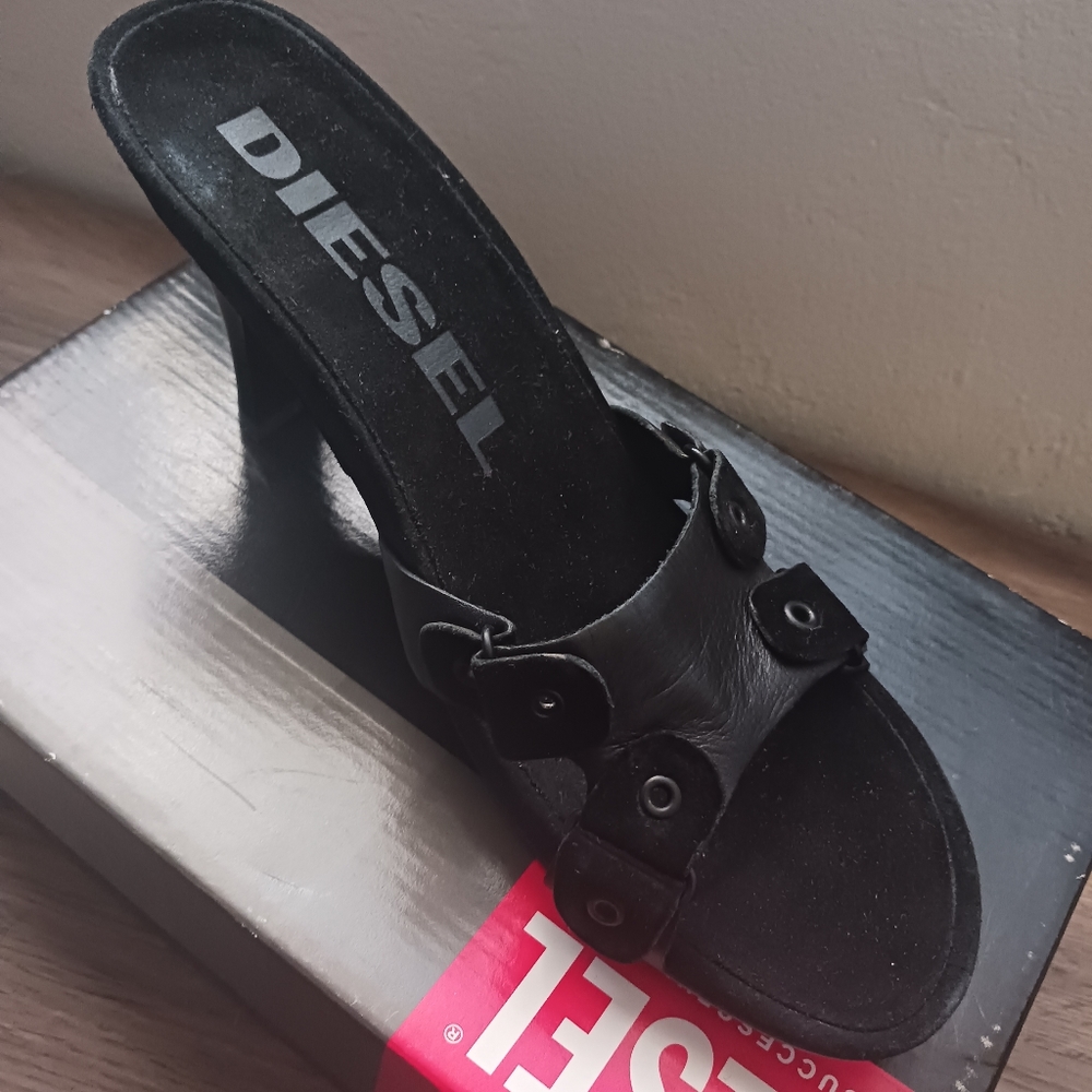 Classic Diesel Luna High Heel Slip Ons